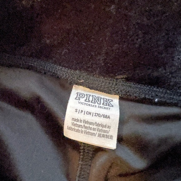 🔥 PINK, by VS black Velvet Leggings 🔥 - Picture 7 of 7